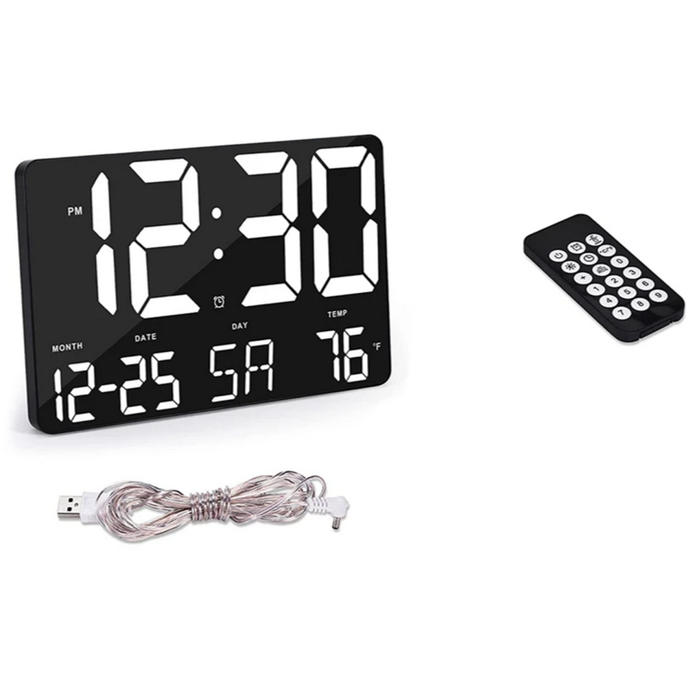 Часы настенные LED MIRROR GH0717L White