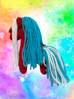 Брелок (вязаный) / Лошадка #06