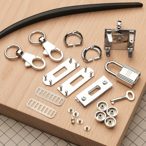 Комплект фурнитуры для сумки Kelly 28/30, цинковый сплав, цвет серебро