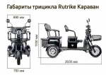 Электротрицикл Rutrike Караван пассажирский