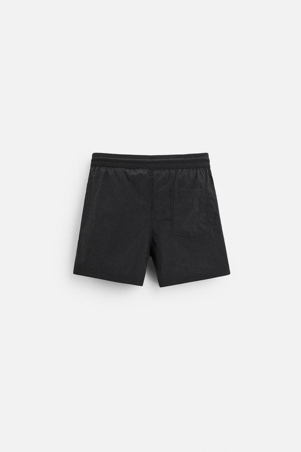 ZARA ПЛАВКИ ИЗ ВЫСОКОТЕХНОЛОГИЧНОЙ ТКАНИ, ЧЕРНЫЙ