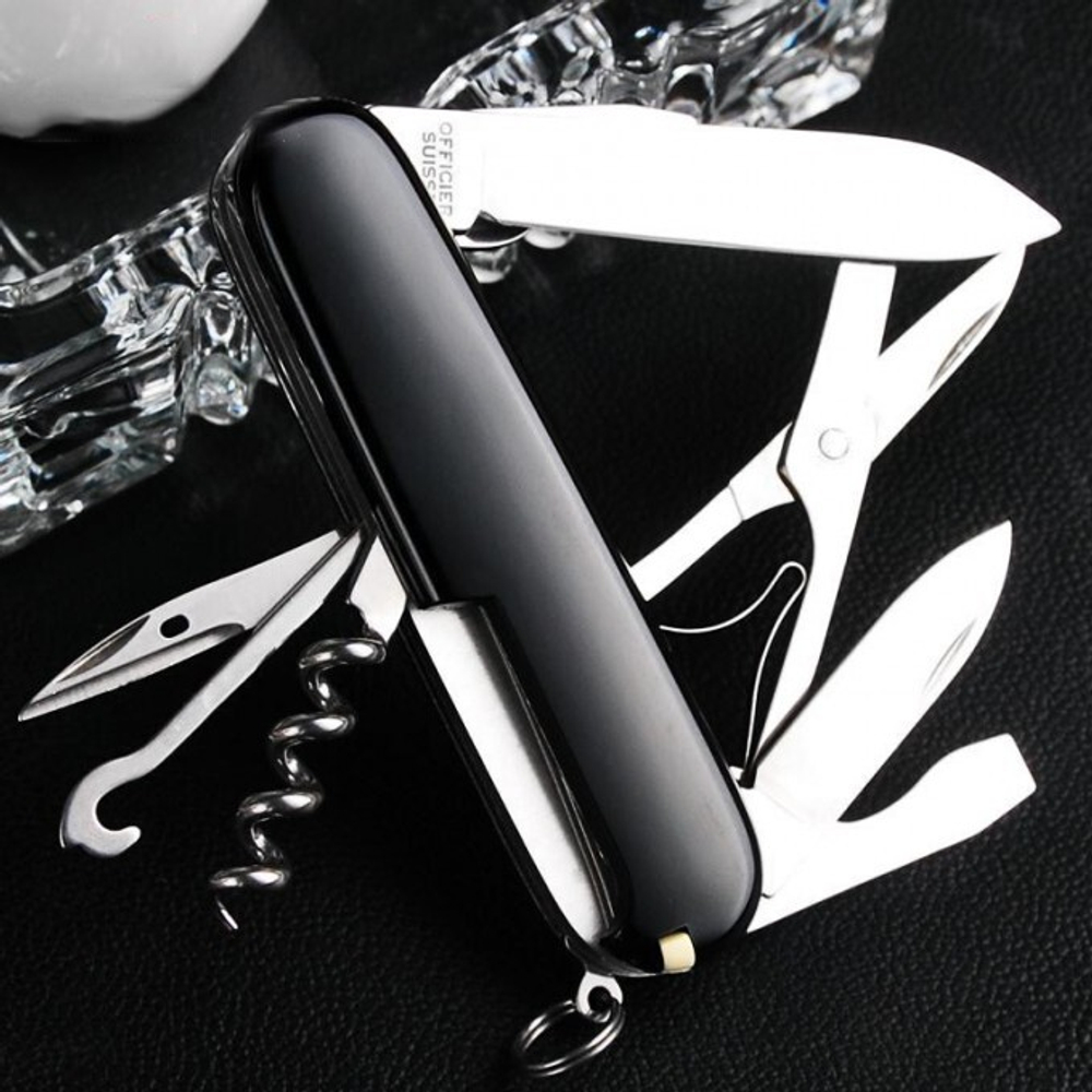 Нож Victorinox Climber, 91 мм, 14 функций, черный