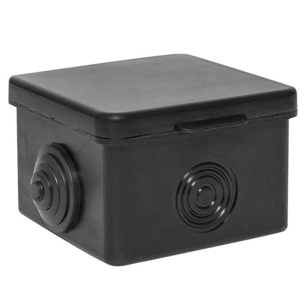 Коробка распаячная КМР-030-036 65х65х50 4 мембранных ввода черн. EKF plc-kmr2-030-036-b
