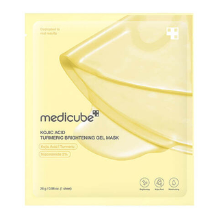 Гидрогелевая маска для сияния кожи MEDICUBE Kojic Acid Turmeric Brightening Gel Mask