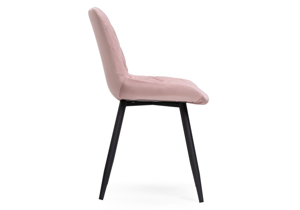 Стул на металлокаркасе Баодин Б/К розовый / черный
