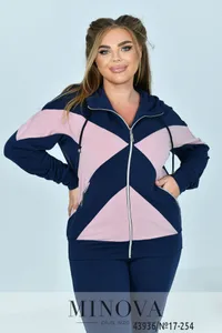 Костюм 17-254-синий-пудра Minova