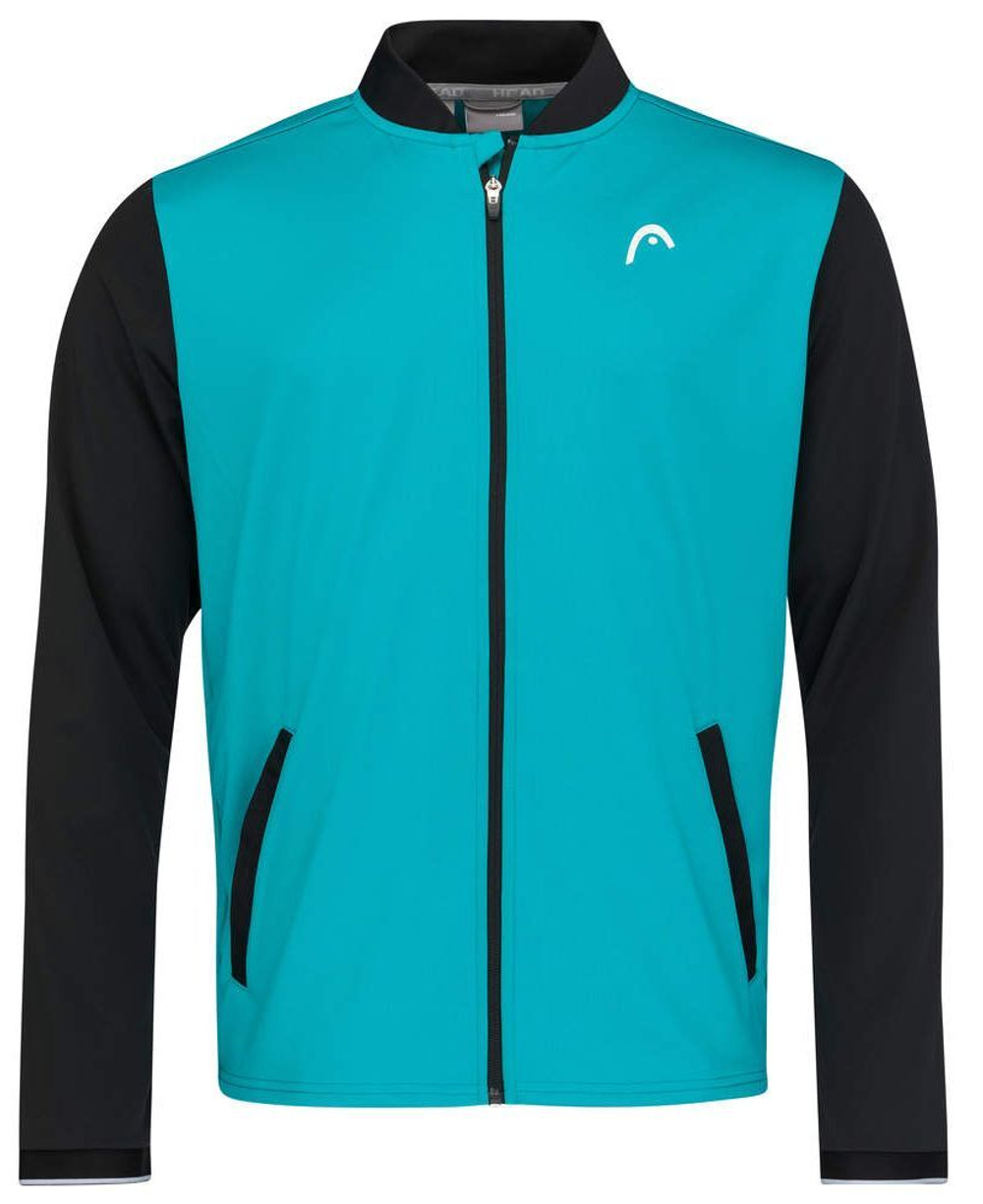 Мужская теннисная кофта Head Breaker Jacket M - petrol/black