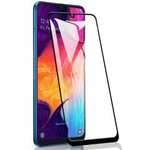 Закаленное стекло с цветной рамкой (fullscreen+fullglue) для Samsung Galaxy S21 sColor-112 (black)