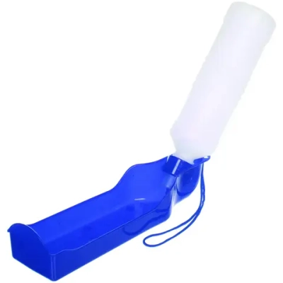 Поилка портативная прогулочная «ЛЮБИМЫЙ БРО», цвет синий, 25,5см 500мл