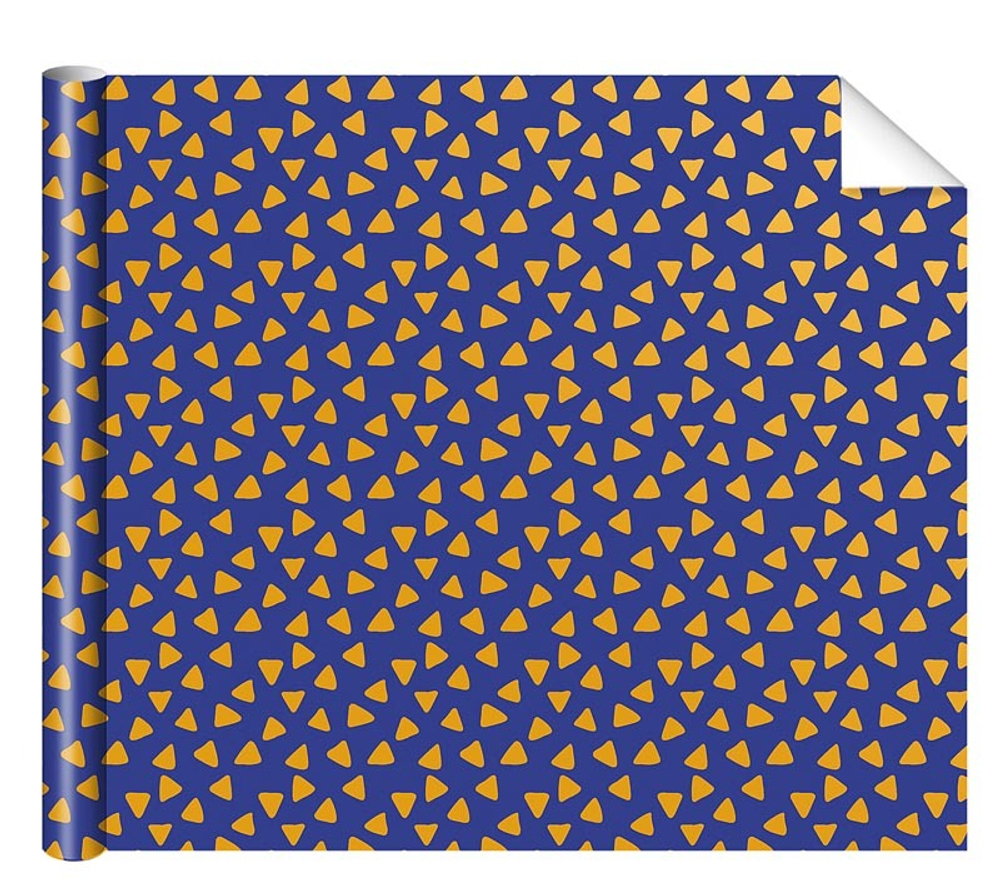 Бумага упаковочная 70*100см "Абстракция" металлизированная