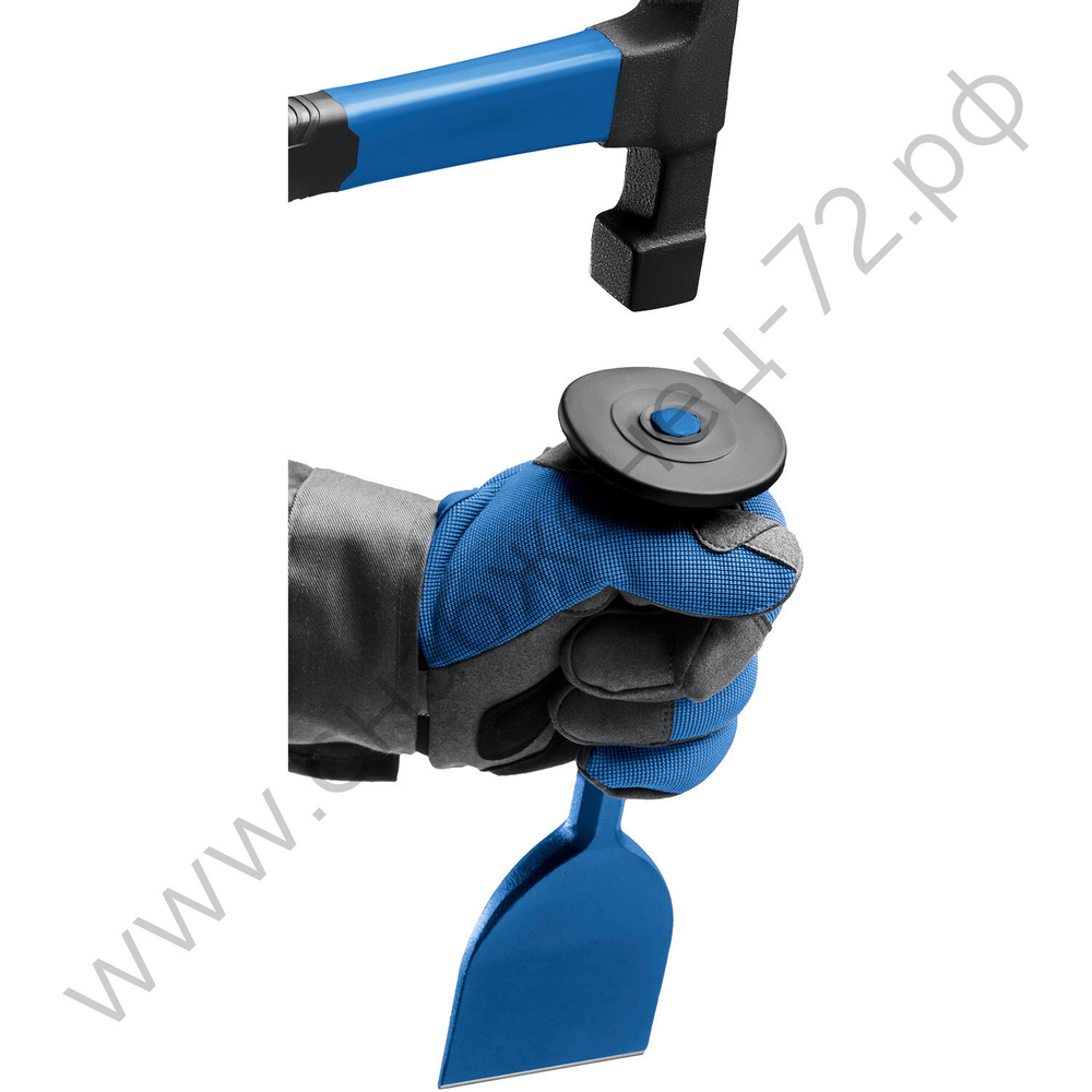 ЗУБР 45х250 мм, Зубило-конопатка с протектором, Профессионал (2123-45)