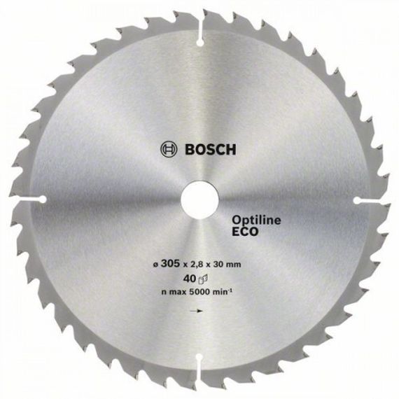 Диск пильный по дереву Bosch Optiline ECO 305х30мм 40T (798)