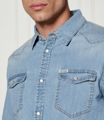 Джинсовая рубашка GUESS - голубой(M4GH02 D3PF5)