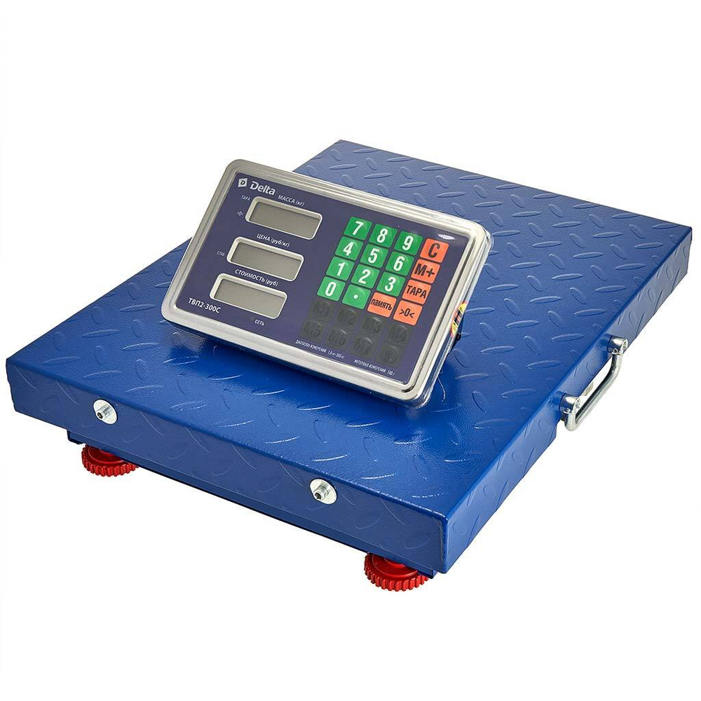 Весы электронные беспроводные платформенные напольные Delta до 300 кг, 40х50 см ТВП2-300С