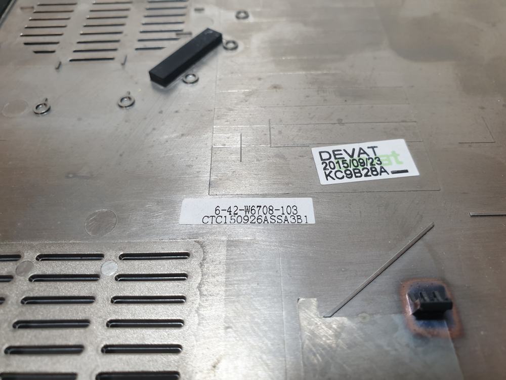 Крышка HDD-RAM DEXP CLV-670-SL7, 6-42-W6708-103