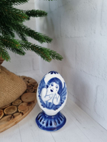 Яйцо пасхальное фигурка гжель