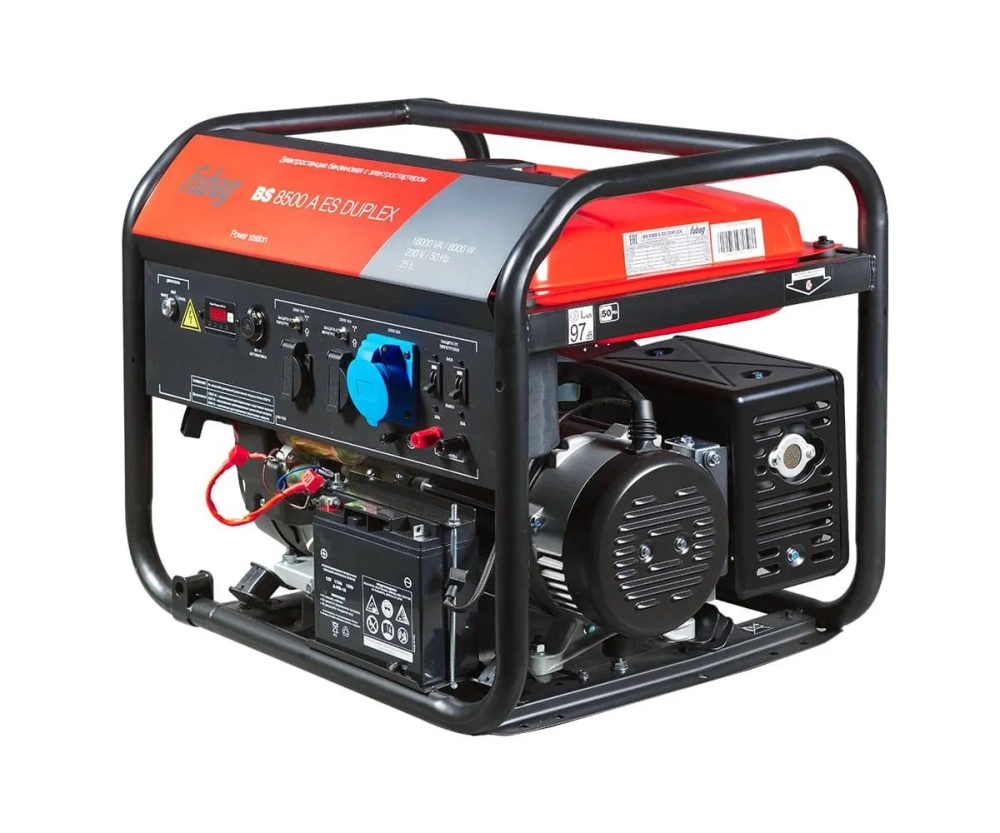 Бензиновый генератор Fubag BS 8500 A ES DUPLEX с электростартером