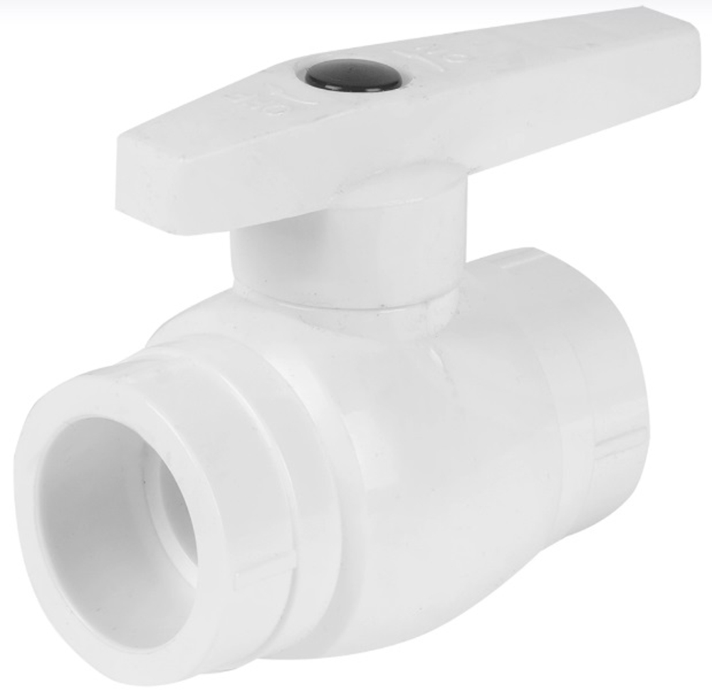 Кран полипропиленовый шаровый стандартнопроходной PN25 d32мм