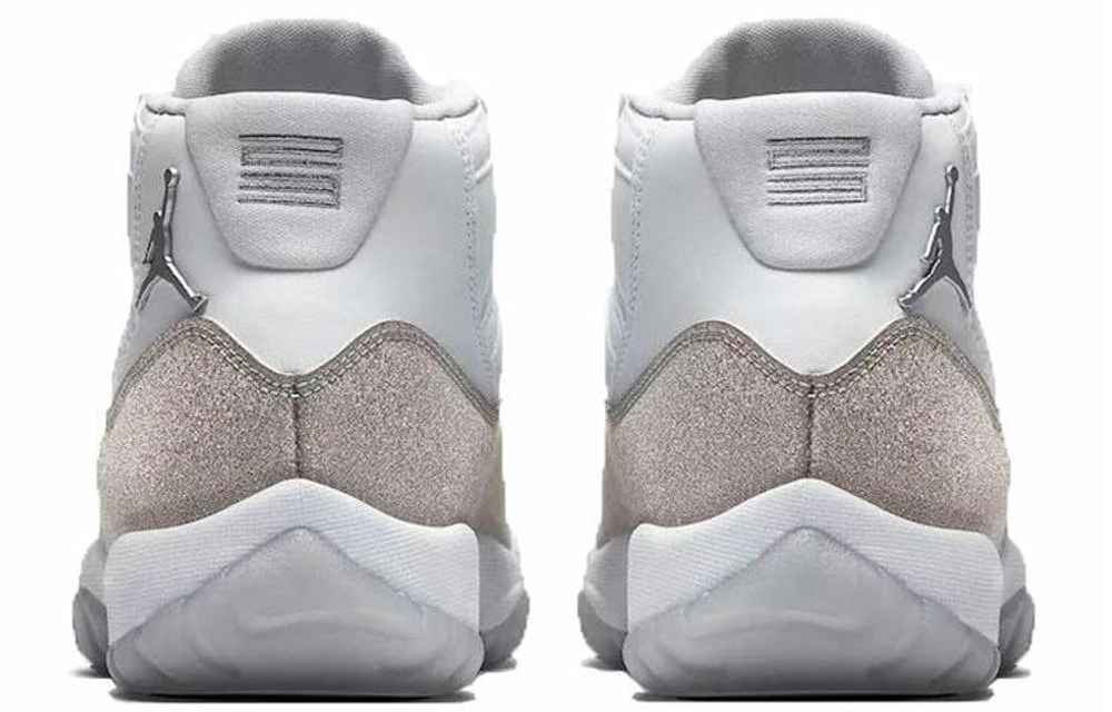 Кроссовки Jordan Air Jordan 11 Metallic Silver (Женская размерная сетка)