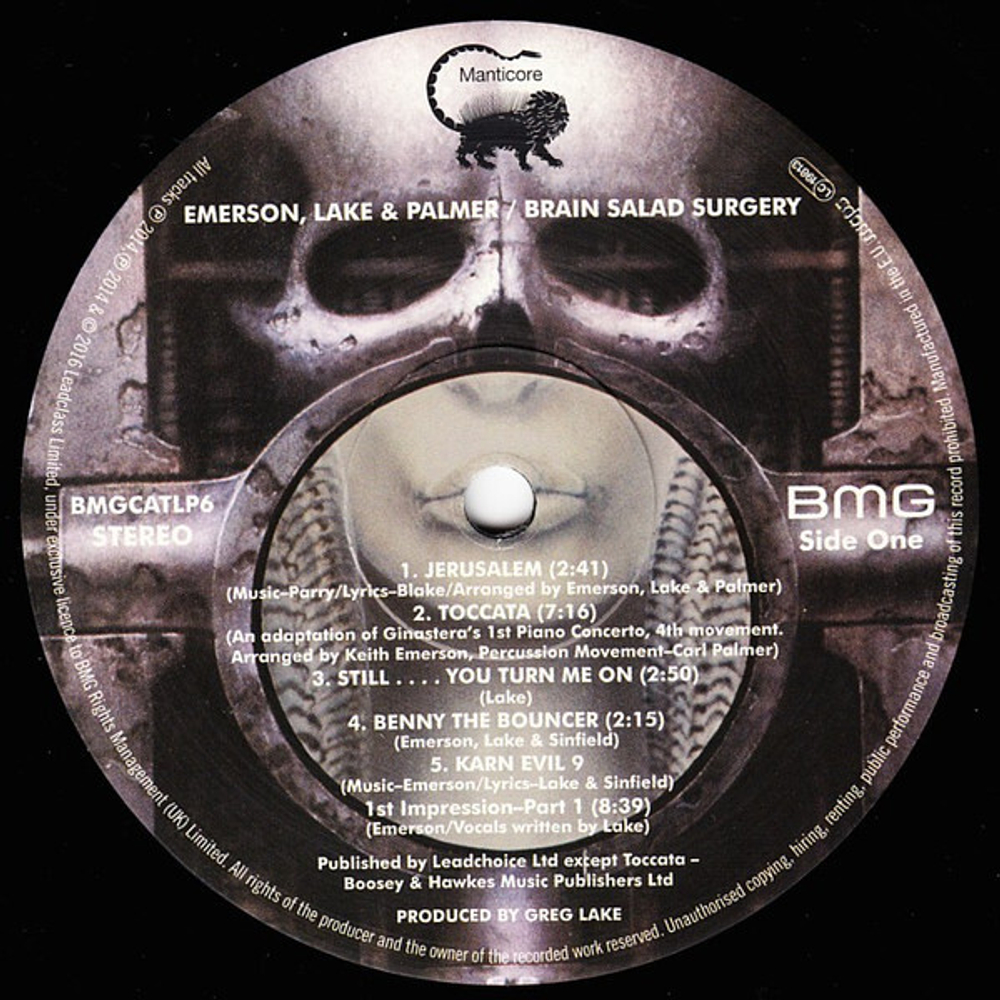 Emerson, Lake & Palmer / Brain Salad Surgery (LP)