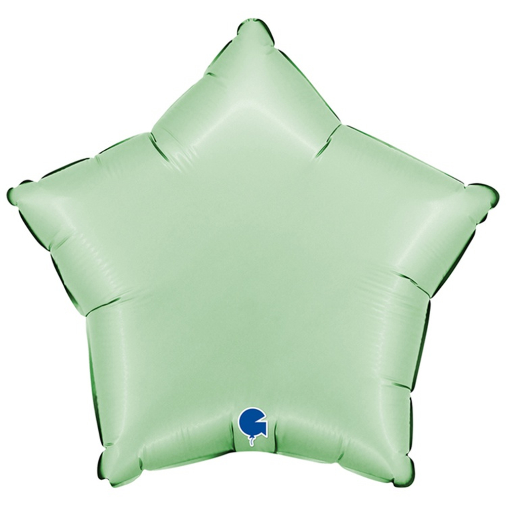 Шар фольгированный Звезда 46 см (Мятный)