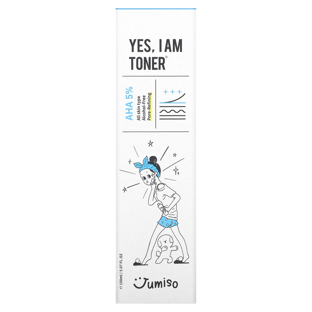 Jumiso, Yes, I am Toner, AHA 5%, 150 мл (5,07 жидк. унц.)