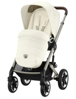 Коляска Cybex Talos S Lux TPE complete Cloud G Moon Black Plus 3 в 1 Seashell Beige с дождевиками