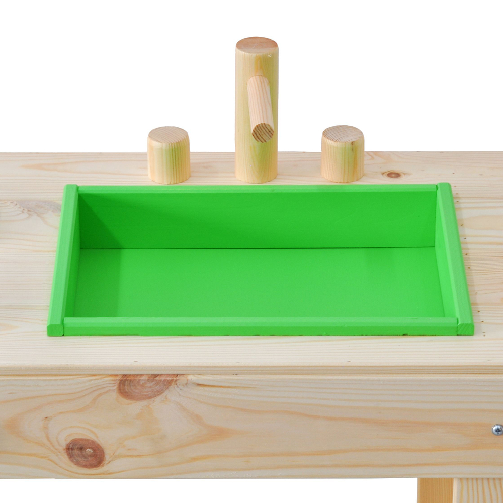 Детская кухня игровая для девочек и мальчиков из массива сосны Офелия, развивающая детская игрушка