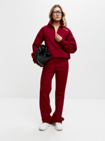 Бордовые брюки Sean