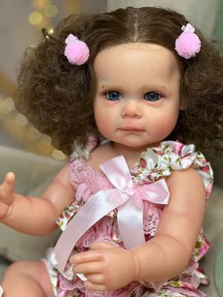 Кукла Реборн виниловая 55см в пакете (FA-267)