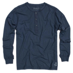 Лонгслив Bowery NYC однотонный Henley Slub Ink