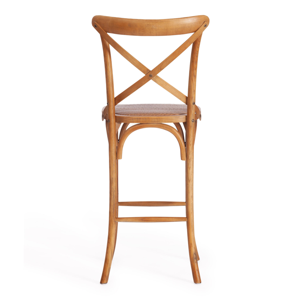 Стул CROSS BAR (mod.CE6002) дерево вяз, 49.5*52.5*117, Груша (№3)