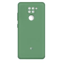 Силиконовый чехол Silicone Cover для Xiaomi Redmi Note 9 (Зеленый)