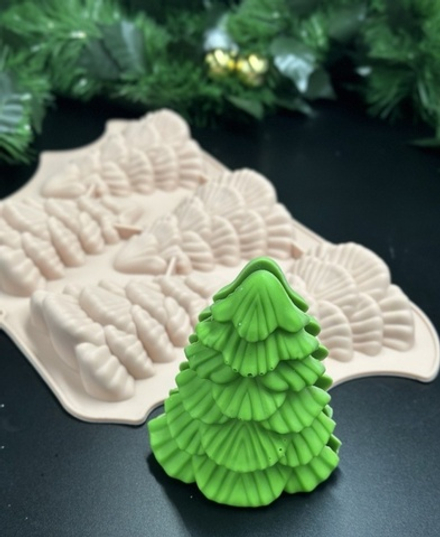 Форма силиконовая "Елка 5в1",8,5*10 см.