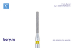 Бор алмазный желтый Frank Dental типа FG - D.837KR.010.C.FG