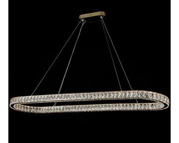 Подвесная люстра 80W 3100-4000K 8580/140 C oval gold золото KRISTA Newport