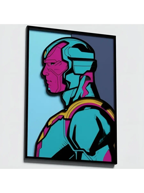 3D Картина по номерам из дерева Вижн, 23x30 см
