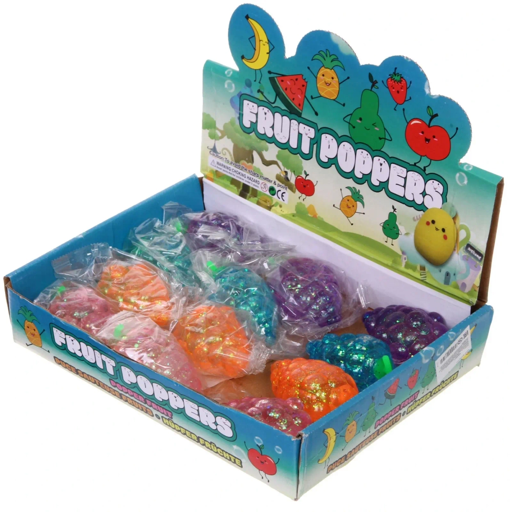 Игрушка «Виноград» мялка, 9 см, микс