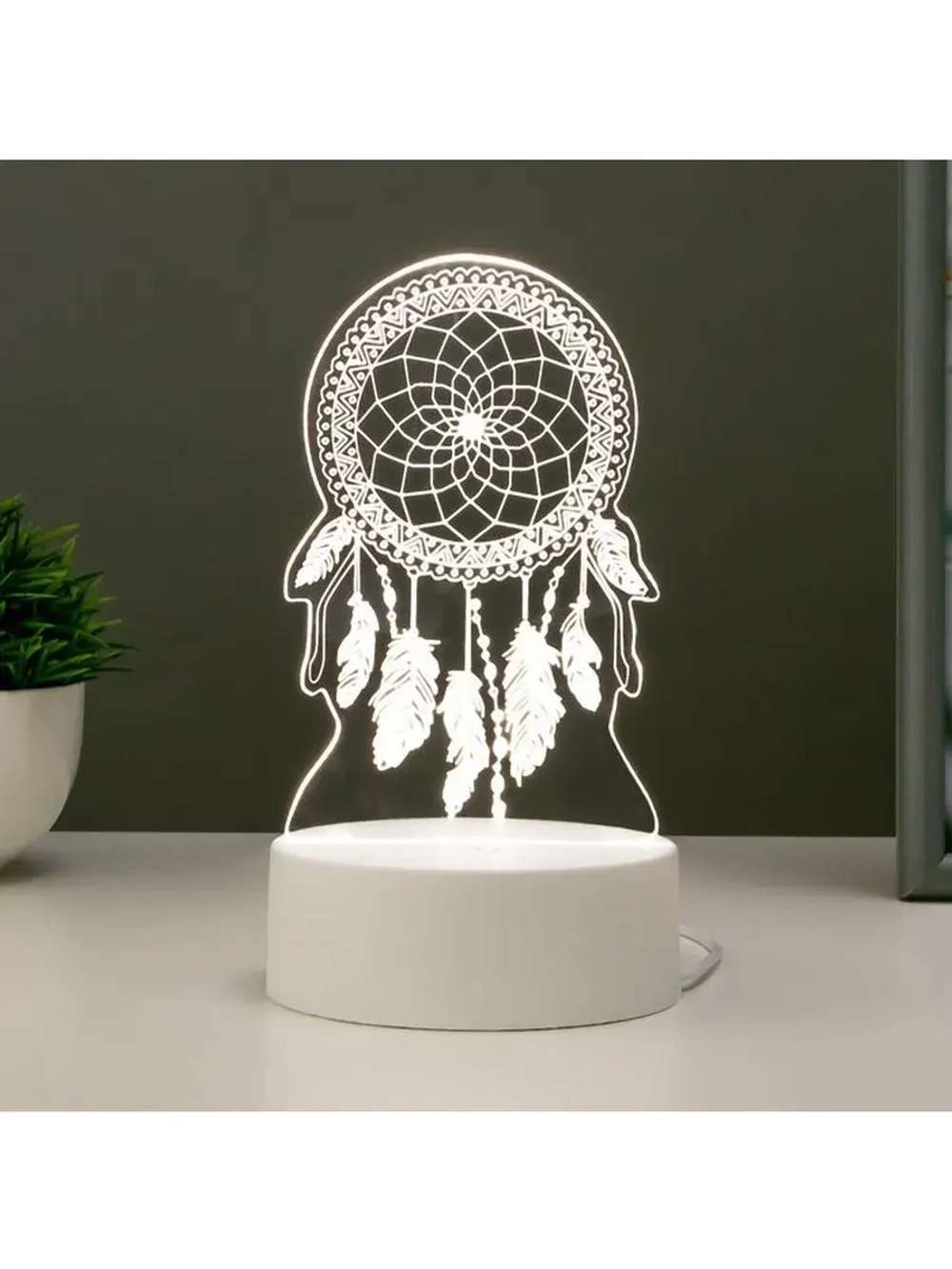 Светильник сенсорный «Ловец снов» LED 3 от USB RISALUX