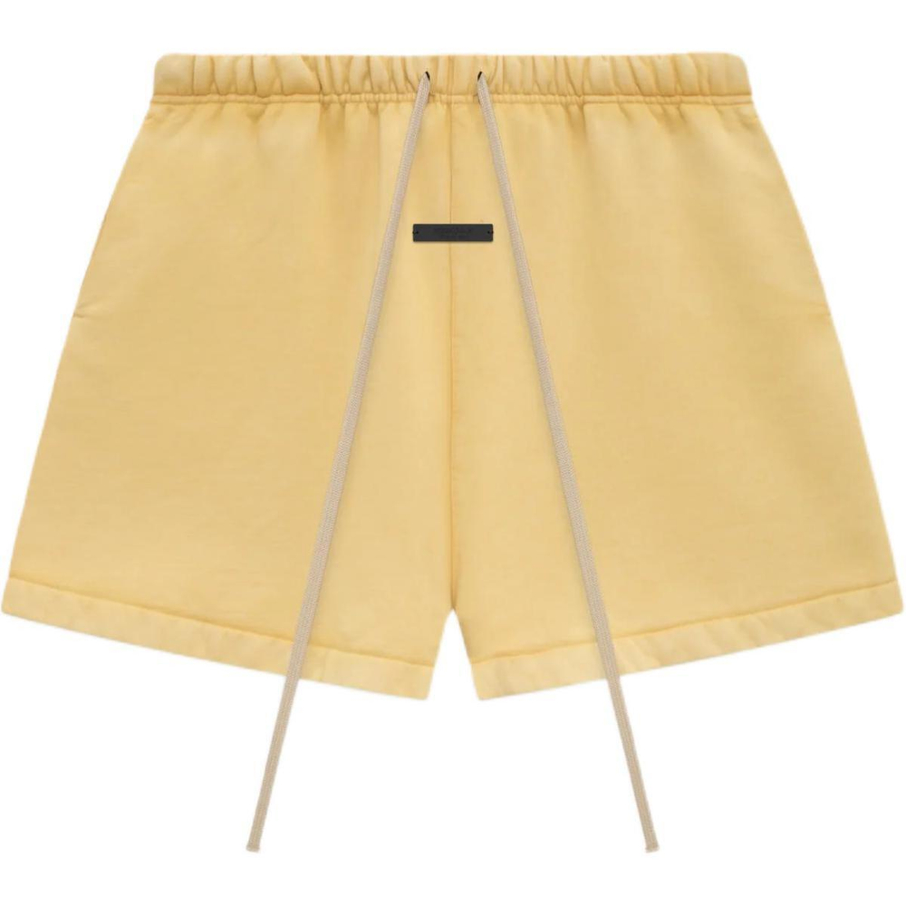 Шорты Fear of God Essentials FALL24 HOMECOMING Heavy Fleece Soccer Short logo /AMBER, 160bt244313f