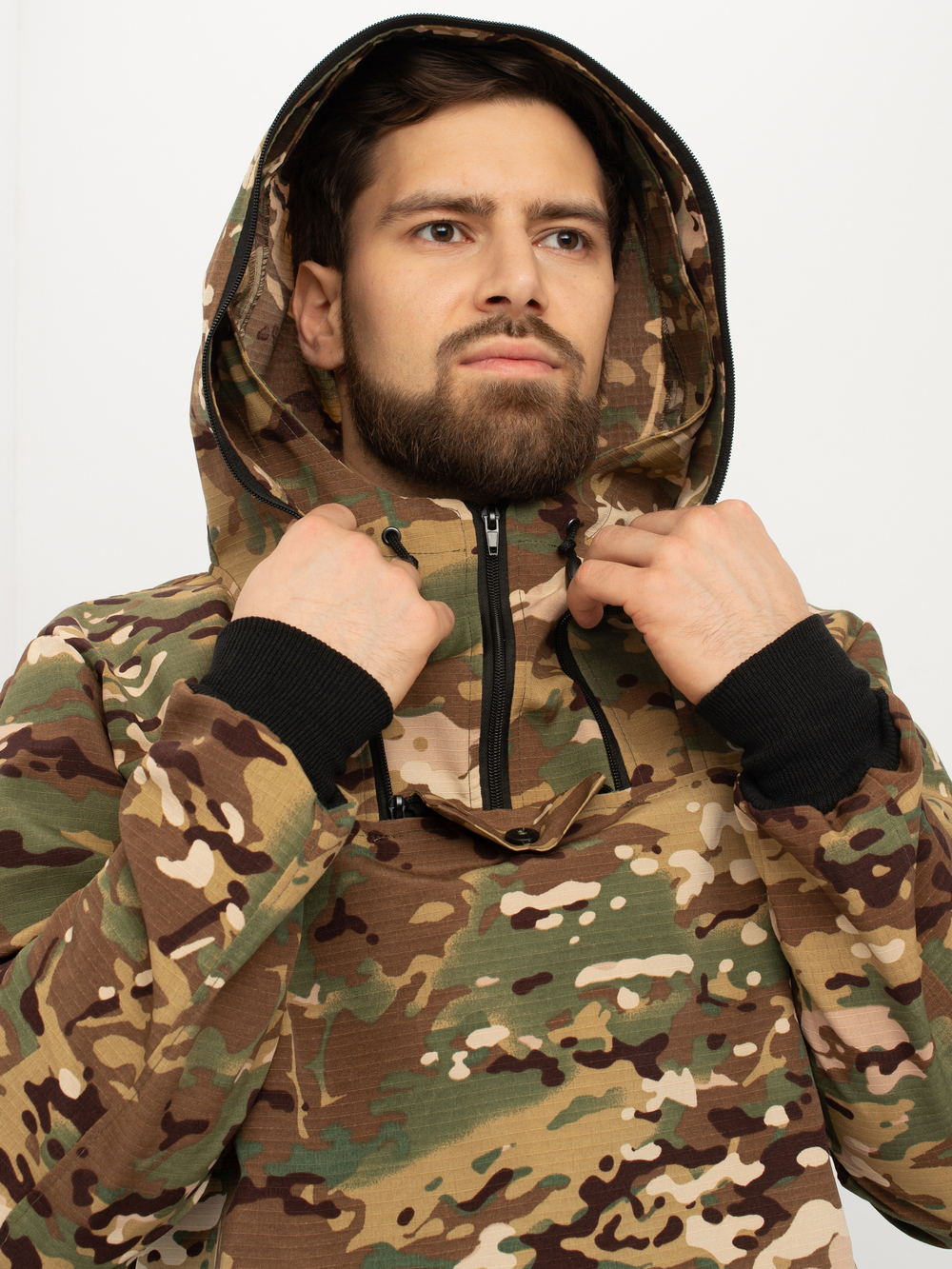 Летний мужской костюм Huntsman Антигнус-Эконом (РипСтоп,смесовая) Мультикам