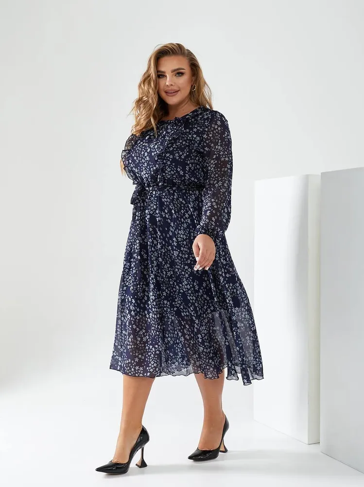 Шифоновое платье УК-8520-1