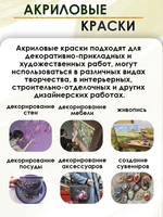 Акриловая краска металлик «Лимонный пирог»