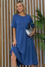 Платье Воздушный поцелуй (джинс) П13491-18М LT Collection (Акция)