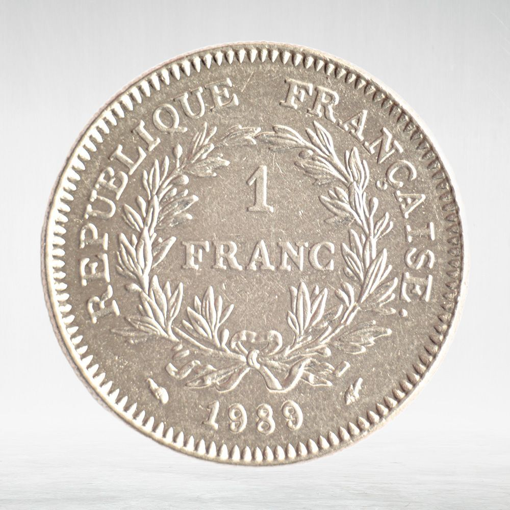 France, 1 Franc 1989 - Bicentenary of the convocation of the Estates-General (1789-1989), VF