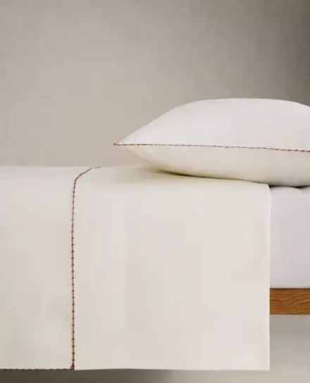 ZARA HOME ДЕТСКАЯ ОДНОТОННАЯ ПРОСТЫНЯ, ЖЕЛТОВАТО-БЕЛЫЙ