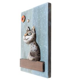 KK-520 Панно «Кот» шамот