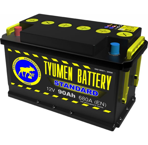 Аккумулятор Тюмень 6СТ-90L, п.п., L+, STANDARD (Тюменский аккумулятор)
