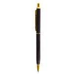 Ручка шариковая Alingar, синяя, 1,0мм, корпус черный, кнопочный механизм