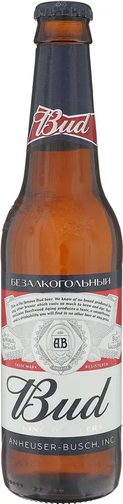 Пиво безалкогольное Bud, 330 мл
